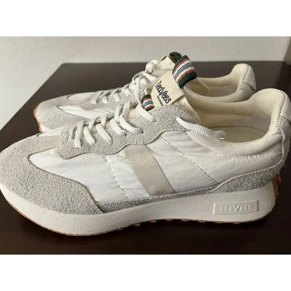 SeaVees Acorn Trainer White Clay Retro Low Top Shoes Sneakers Mens Size 12